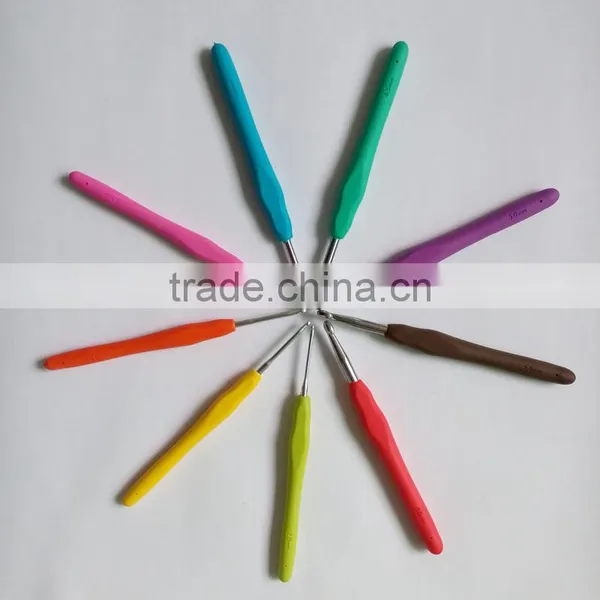 New Arrival 11 Knitting Needle Crochet Hook/Soft Handle Crochet Hook Set photo-6