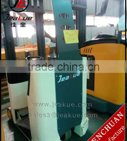 1T Narrow Aisle Battery Operation Electric Forklift photo-3