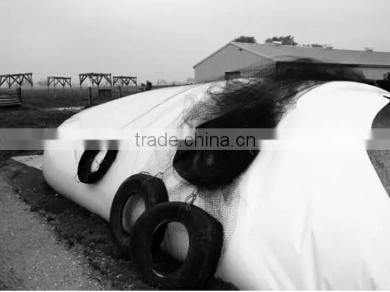 White/black Plastic Silage Tube Cover , Silo Bag photo-2