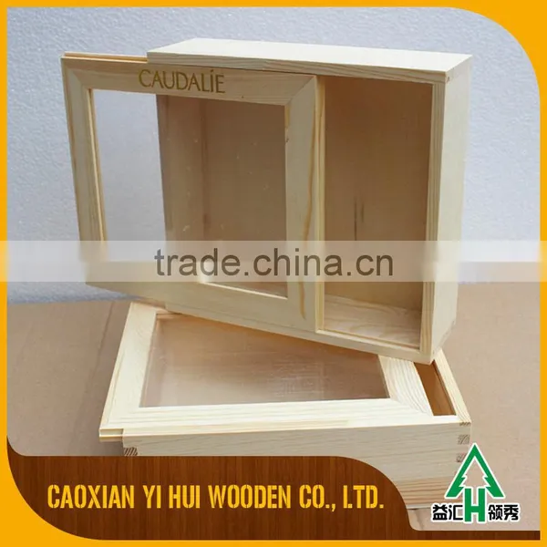 Ancient Style Middle Size Plain Wooden Box photo-4