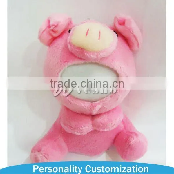 2015 New Arrive 3D Photo Face Doll Good Quality 6-25cm Plush Animal 3d Face Doll photo-2