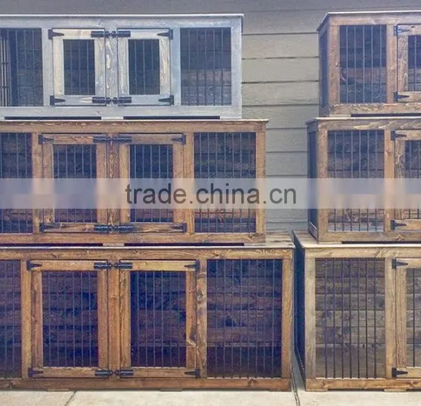 Indoor Wooden Dog Cage , Bedside Dog House , Dog Furniture photo-4