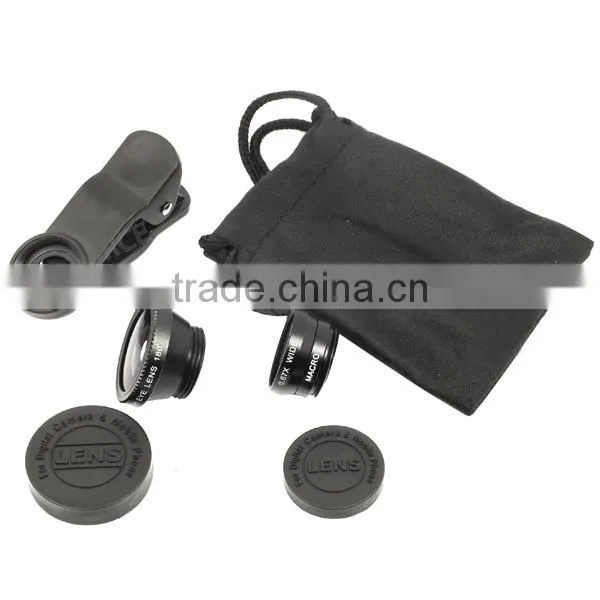 Universal Clip Lens 3 in 1 Fish Eye Lens , New Products Mobile Phone Lens, Hot Selling Mobile Phone Camera Lens photo-6