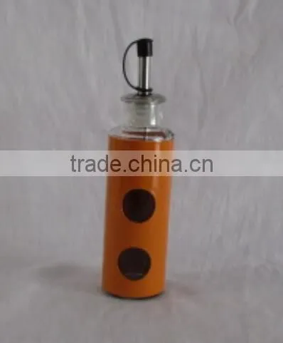 ROHS Colorful Vintage Glass Bottle Oil With Best Quality and Low Price photo-4