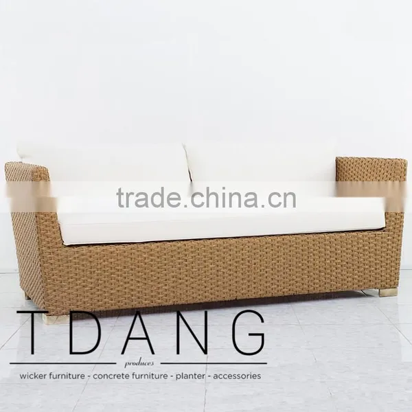 Alfresco Outdoor Wicker Bench - Vietnam Garden Outdoor Furniture - Poly Rattan Material photo-2