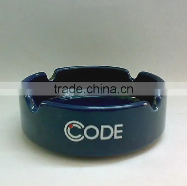 Ceramic White Round Promotion Cigar Ashtray photo-3
