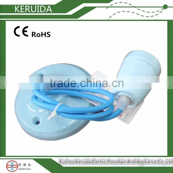 Colorful Pendant Lamp Set/ceiling Light Lampholder With Ceiling Rose & Cord photo-5