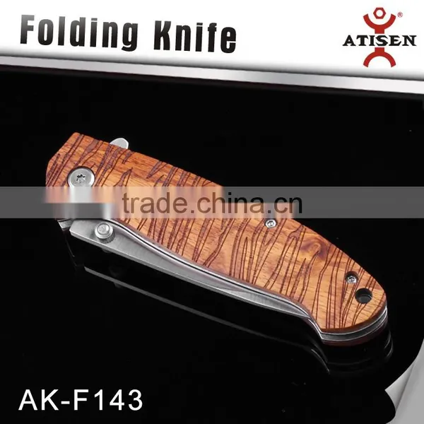 3Cr13 Blade Camping Knife With Wood Handle Pocket Knife Tools photo-3