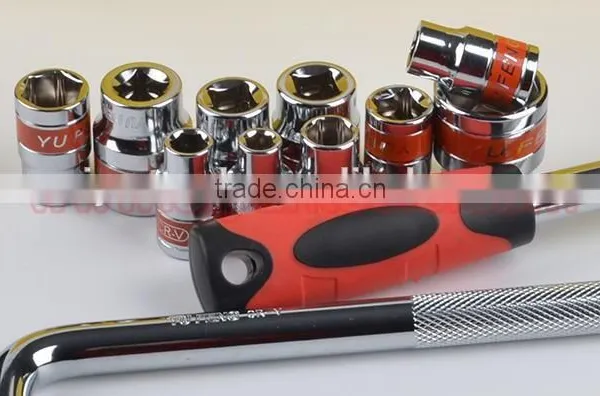 13pcs Socket Set Ratchet Wrench (1/2" ) CRV Tools Set for Auto Repair photo-3