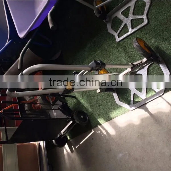 Handtruck HT2022 With Two Wheel Aluminium Hand Folding Trolley photo-6