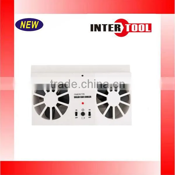 Car Solar Powered Auto Window Air Vent Ventilator Mini Air Conditioner Cool Fan photo-5