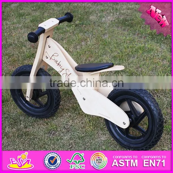 2016 New Design Log Color Wooden Balance Bike for Toddlers W16C155 photo-6