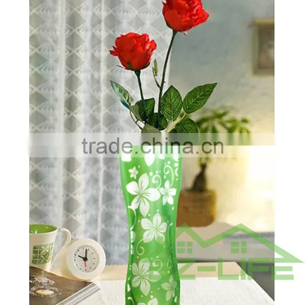 Best Creative Environmental Clear Artificial Acrylic Foldable Plastic Vase for Food photo-6