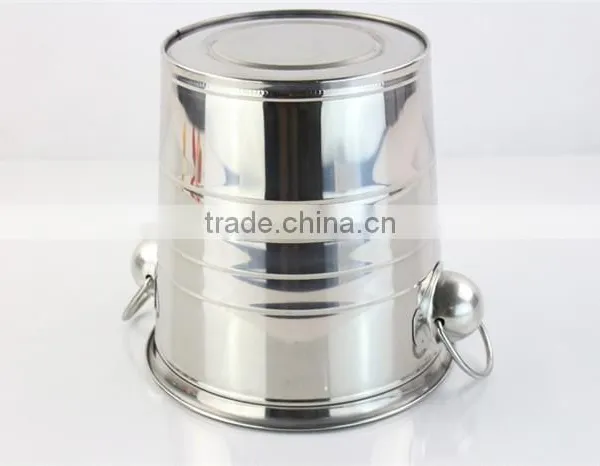 5L Double Wall Wine Bucket Beer Bucket Ice Bucket Stainless Steel photo-3
