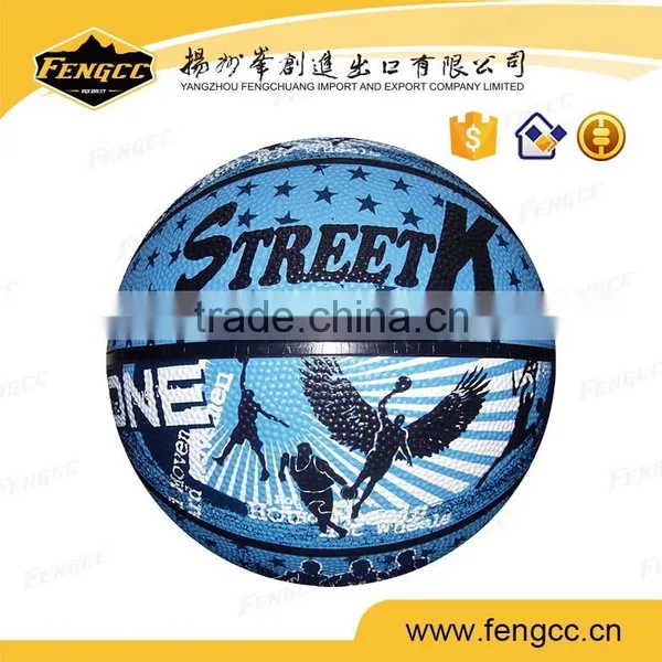 Promotion Rubber Basketball in Size 7 photo-3