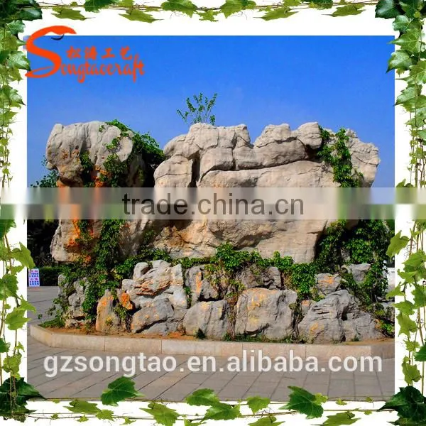 Artificial Waterfalls Fountain Outdoor Customized Fiber Glass Artificial Waterfall Fountain for Sale photo-3