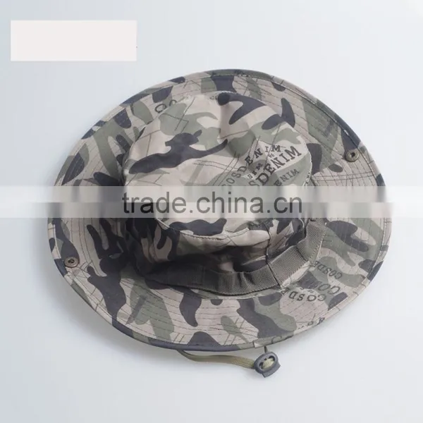 Special Outdoor Caps Camouflage Breathable Mesh and Circle Border Wind Sun Hat the Fisherman Cap Cap photo-2