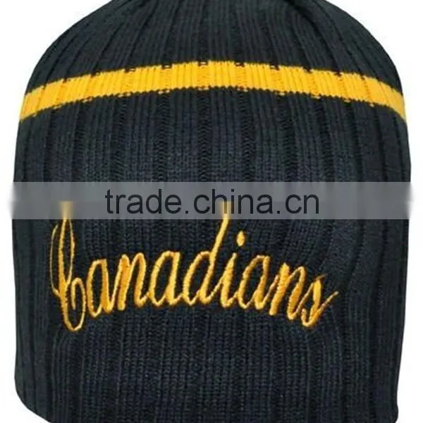 100%cotton or Wool or 100%acrylic Knitted Caps and Jacquard Beanies With Ball photo-3