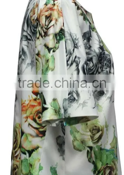 New Fashion Design Western Style Printed Ladies Designer Skirt Suits photo-3