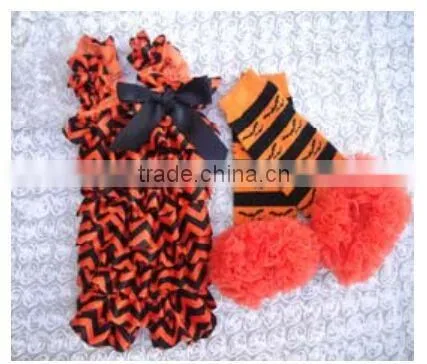 2016 Chian Product and Wholesale Halloween Set With Romper and Tops and Legging Warmer for Baby photo-4