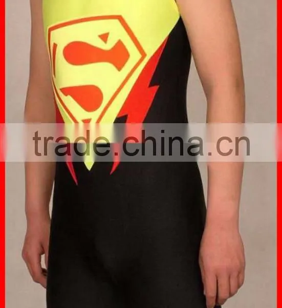 Cheap Custom Superman Wrestling Singlets for Men/women photo-2