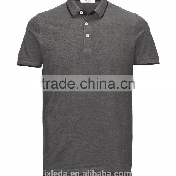 100% Cotton Men Polo Shirt Custom, Plain Polo T-shirt Cheap Wholesale photo-3