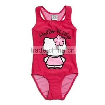 Good Quality Nylon/spandex Baby Girl Swimsuit One Piece Swimwear photo-4