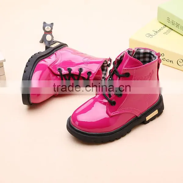 Zm40336b Factory Price Wholesale Children Shiny Winter Shoes photo-3