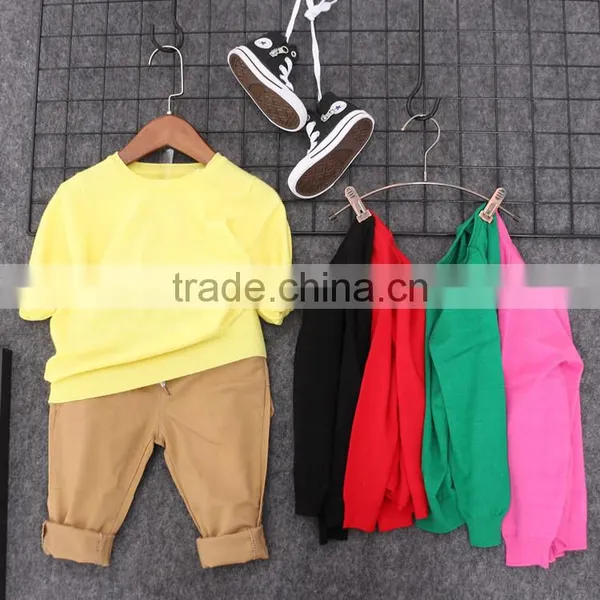 S16705A Wholesale Latest Cotton Knitting Children Kid Sweater for Girl photo-2
