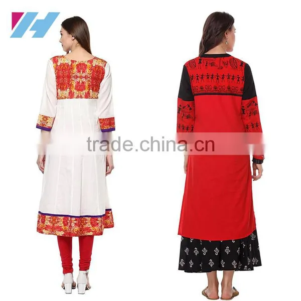Indian New Fashion Clothing Kurta Designs For Women photo-2