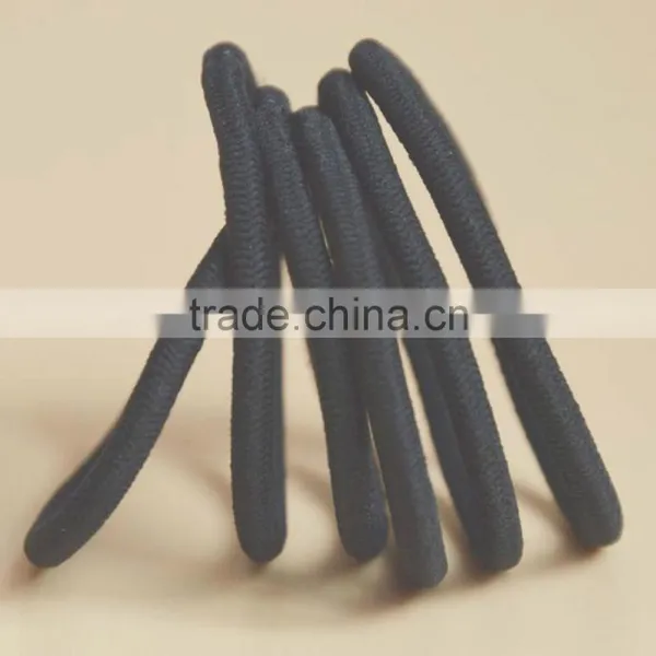 Black Ponytail Ring Elastic Hair Bands photo-3