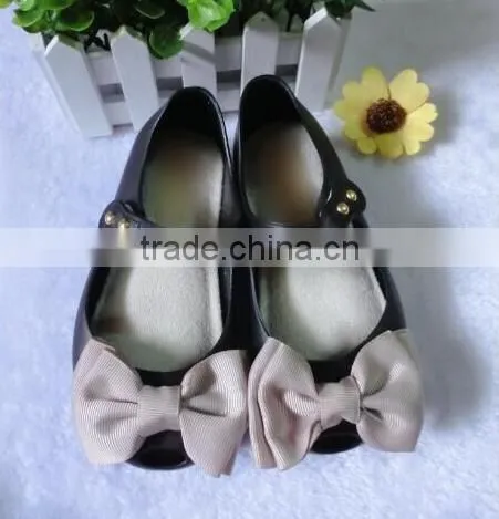 Fabric Bow Melissa Shoes for Kids, Mini Melissa for Girls photo-2