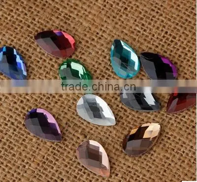 Flat Back Teardrop Glass Rhinestones photo-3