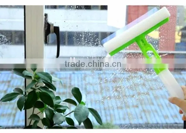 3 in 1 Spray Window Squeegee With Sponge and Rubber, Window Cleaner, Glass Window Cleaning Wiper photo-4