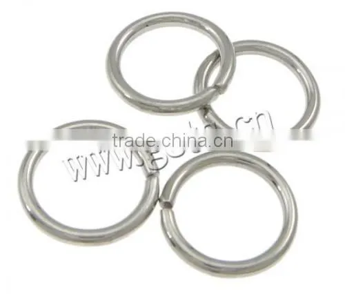 New Machine Cut Stainless Steel Jump Ring 304 Stainless Steel Original un Color 5.3x0.9mm Jump Rings