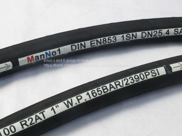 SAE Standard 100 R1 High Pressure Oil Resistant Hydraulic Hose