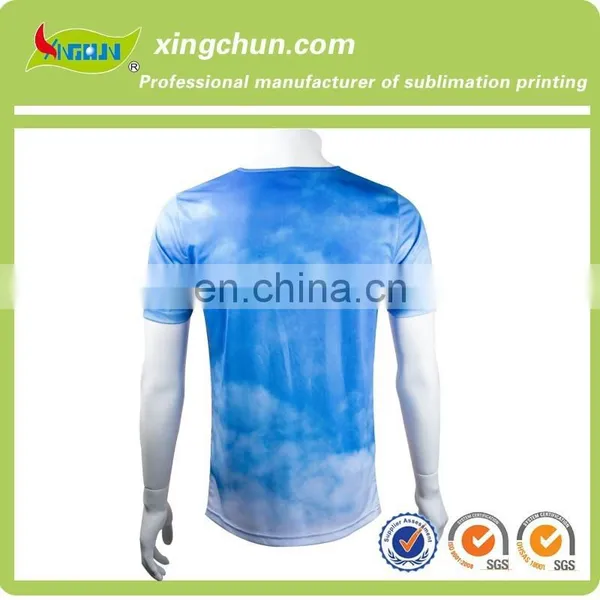 High Quality Customize Dye Sublimation Printing Field T Shirts on 100% Polyester photo-3