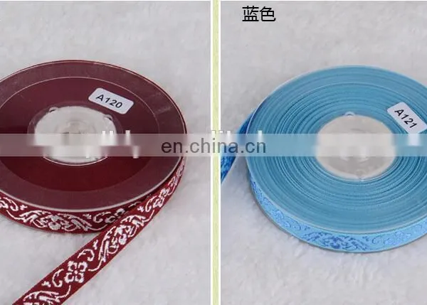 Personalized Jacquard Shiny Metallic Polyester Ribbon photo-6