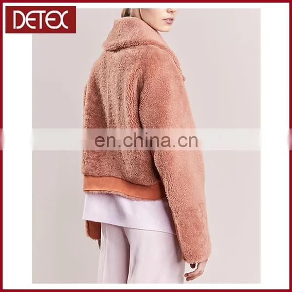 Reversible Woman Genuine Real Leather Jacket photo-2