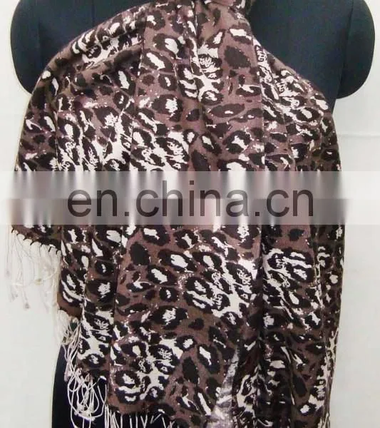 Animal Print Shawls /print Pashmina Shawls photo-2