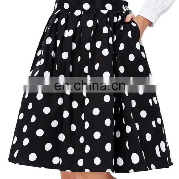 Grace Karin Vintage Pinup 50S 60S Polka Dots Cotton Skirts CL6294-2# photo-3