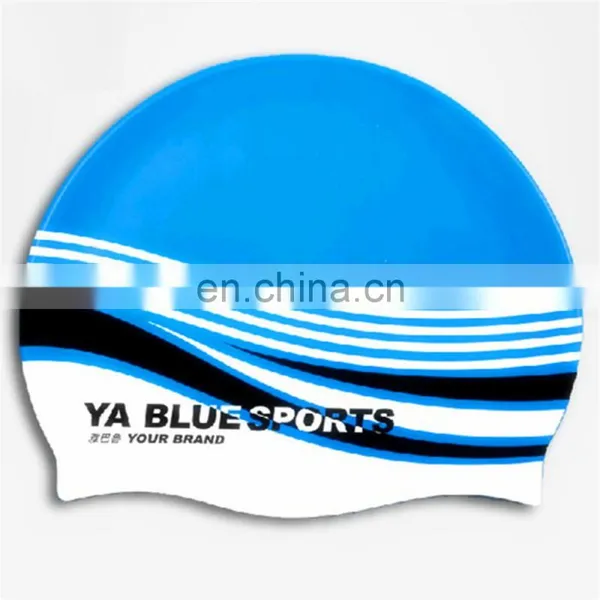 Waterproof 100% Silicone Swim Cap for Canada Swimmers photo-2