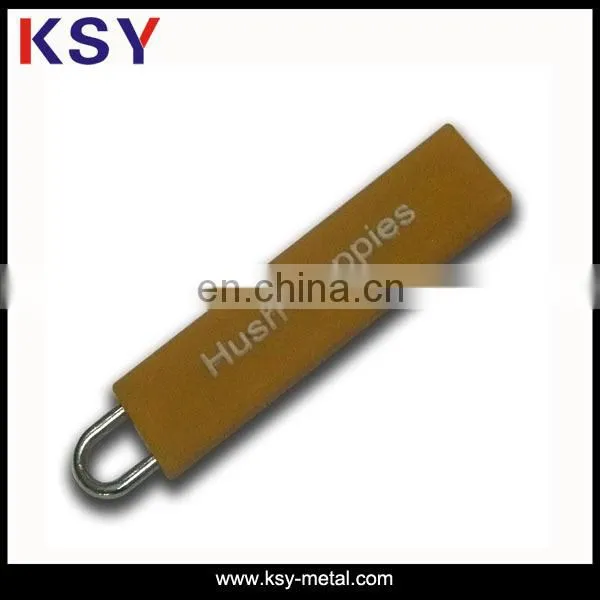 Gold Brush Custom Brand Logo Metal Garments Zipper Puller photo-5