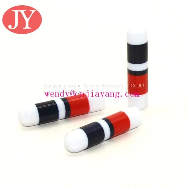 Jiayang White Color Silicone Lace Lock Aglets Tips Cord End photo-2