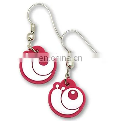 Wholesale Soft Pvc Fashion Earrings Without Ear Muff