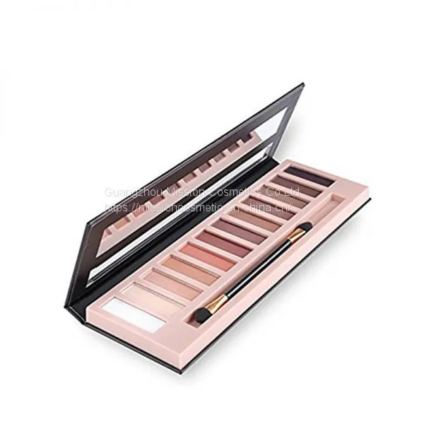 12 Colour Eye Shadow With Single Brush Pen Mirror photo-2