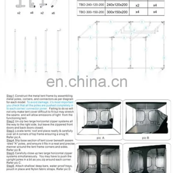 Grow Tent Dark Room Indoor Hydroponic System Kit photo-6