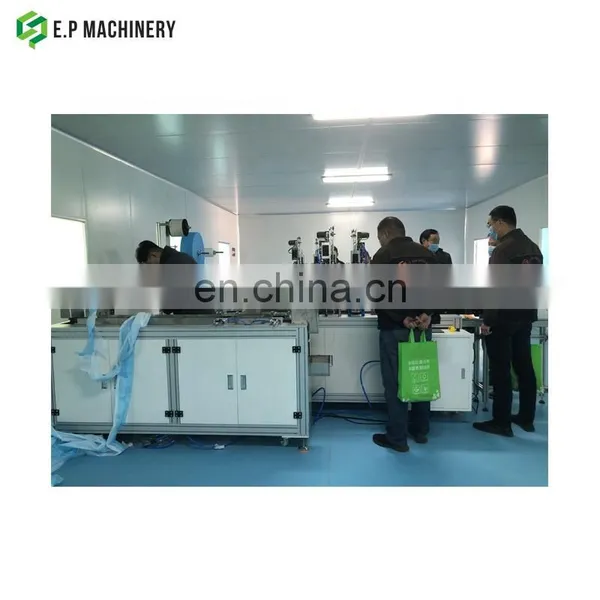 Full Auto Disposable Mask Making Machine / Fully Automatic Flat Face Masks Production Line photo-5