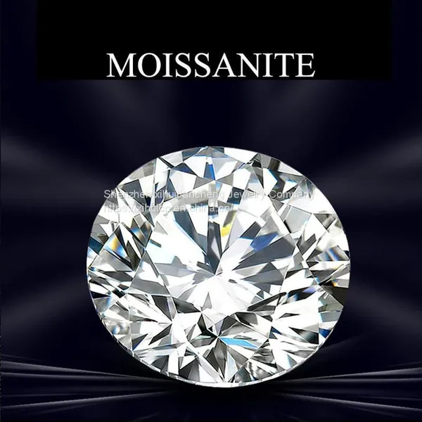Loose Gemstone 2.0ct Diamond White D Color VVS1 Excellent Cut 3EX Round Brilliant Moissanite With Certificate photo-2