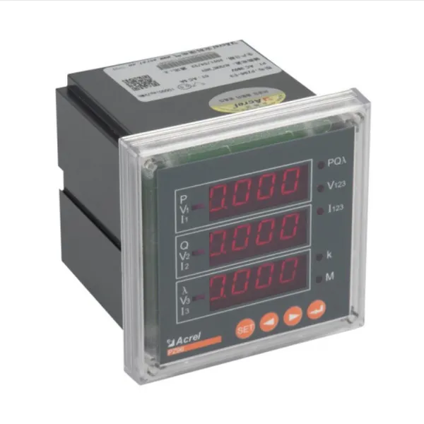 Acrel PZ96-AI3/JC ac Three Phase Led Programmable Digital Ampere Meter Optional Over Under Curret Alarm Rs485 Modbus photo-2